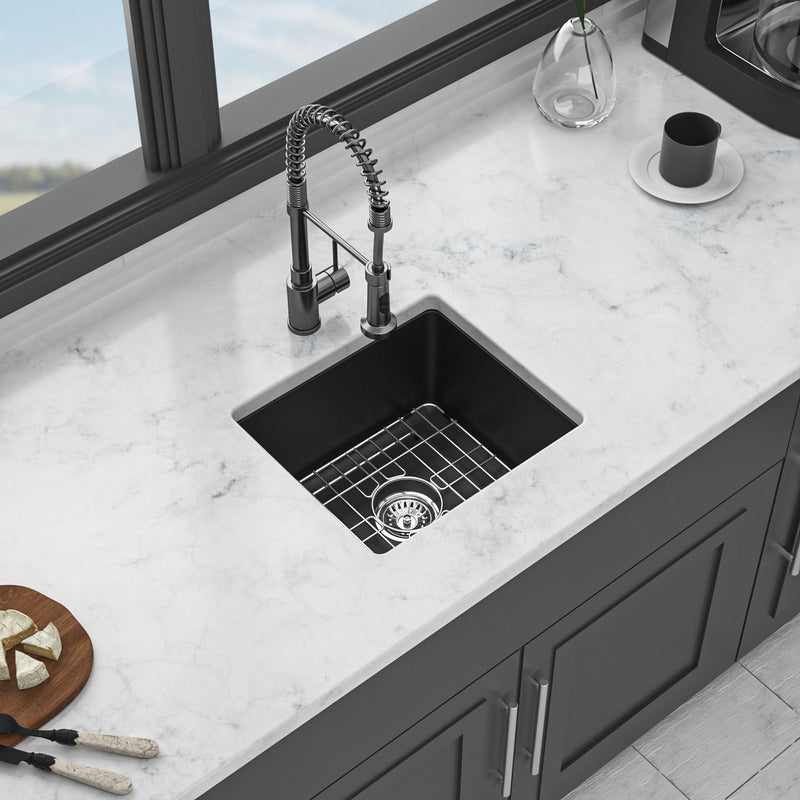 Modern Quartz Kitchen Sink Undermount Granite Composite