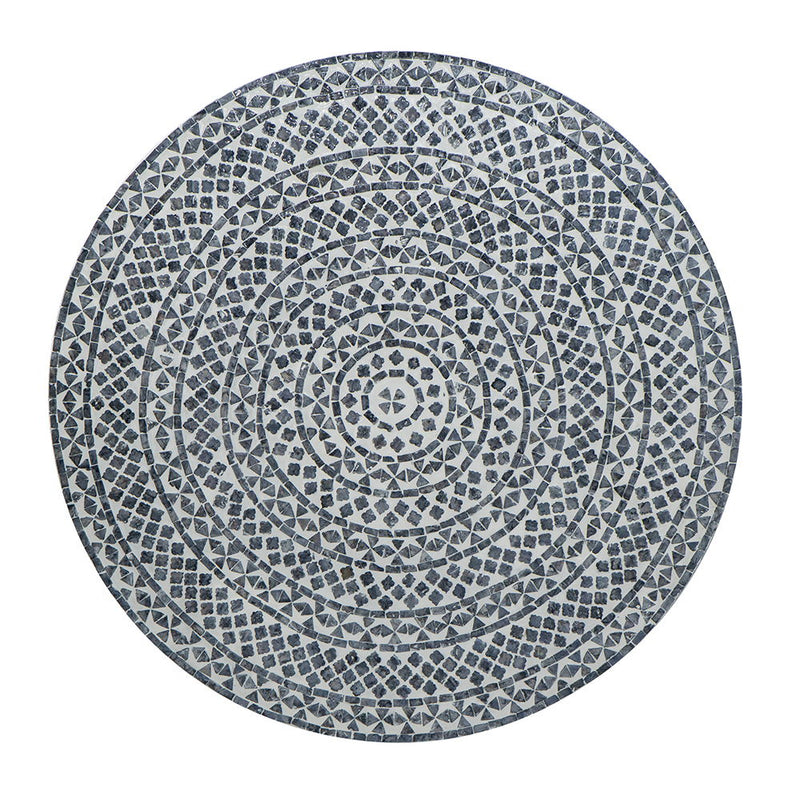Unique Capiz Coffee Table & Pedestal Base