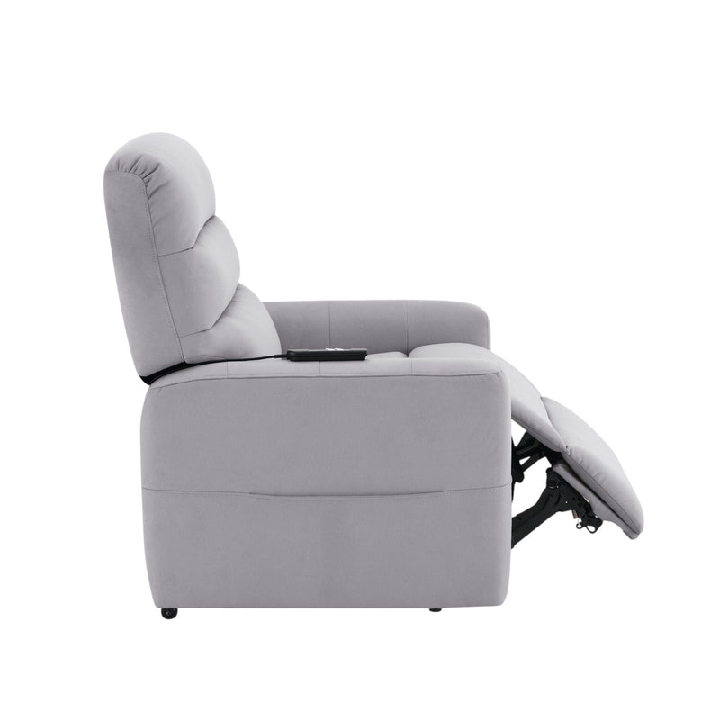 Freddie - Power Motion Recliner With Lift - Gray