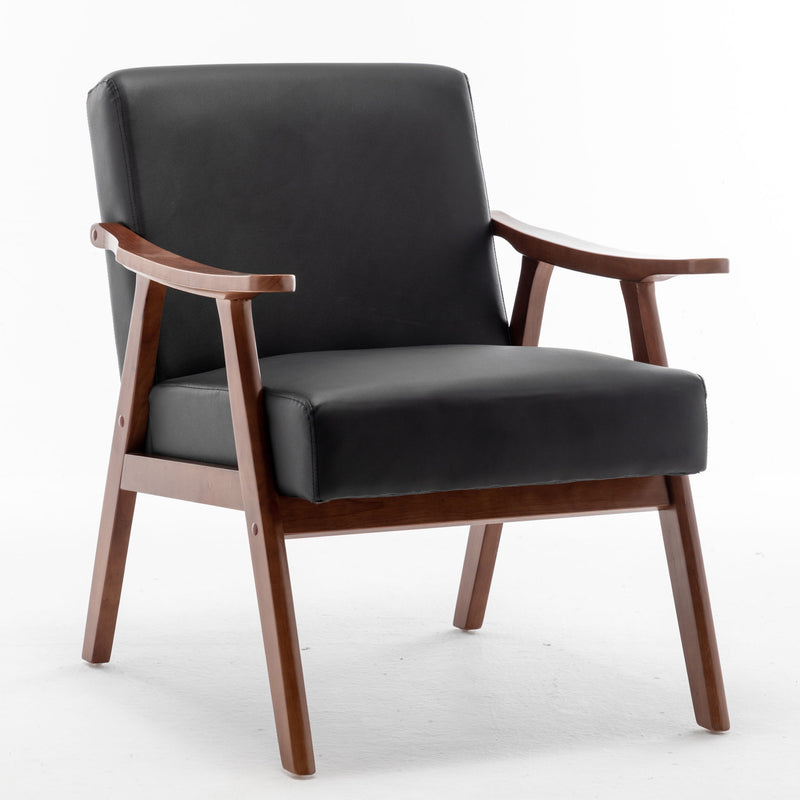 Accent Chair, Classic Mid Century Modern For Extra Seating