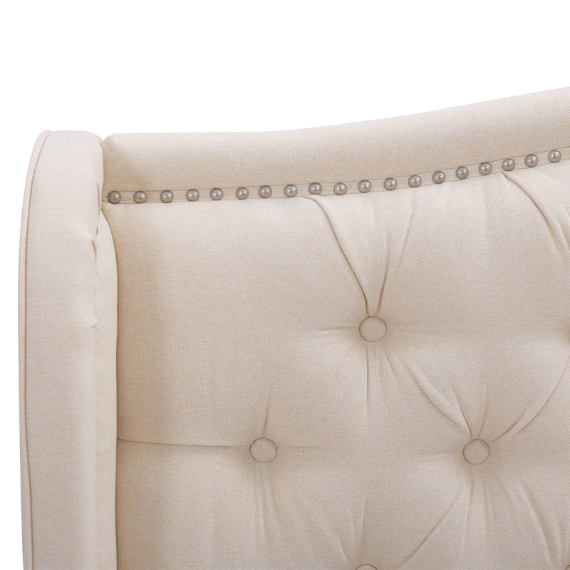 Marcella - Upholstered Shelter Headboard Bed