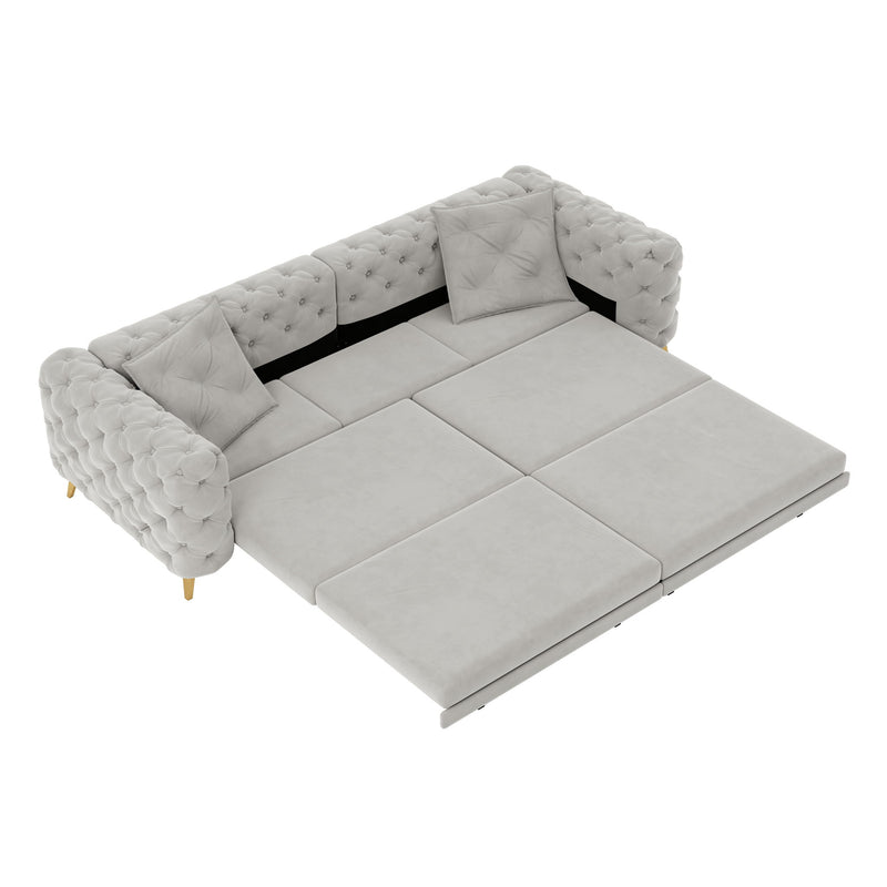 3-In-1 Convertible Sleeper Sofa