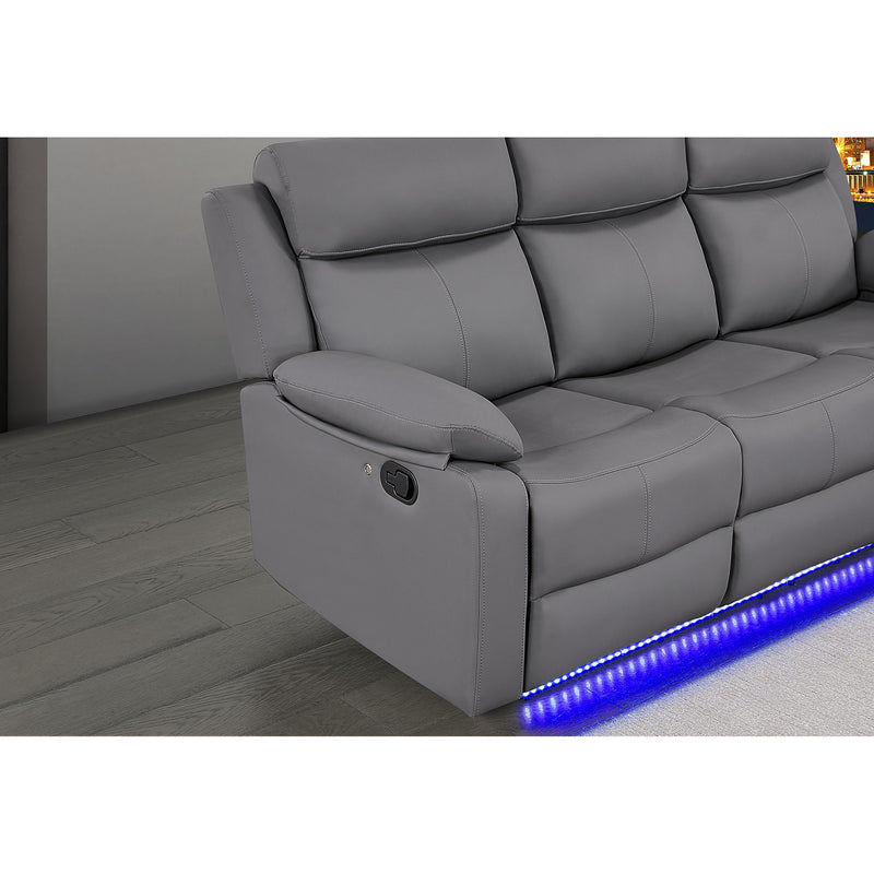 Blanche - Reclining Sofa With LED Lights