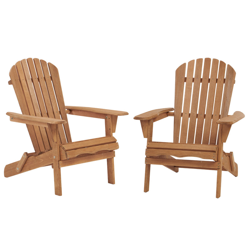 Oversize Outdoor Folding Adirondack Chair, Patio Chair For Garden