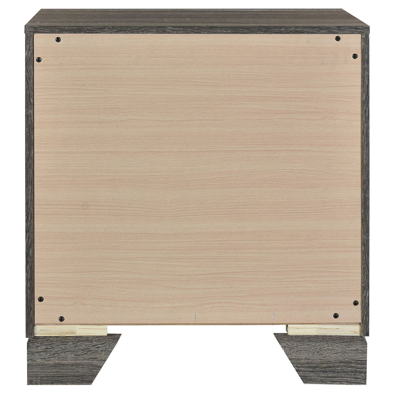 Funston - 2 Drawer Nightstand - Brown Oak