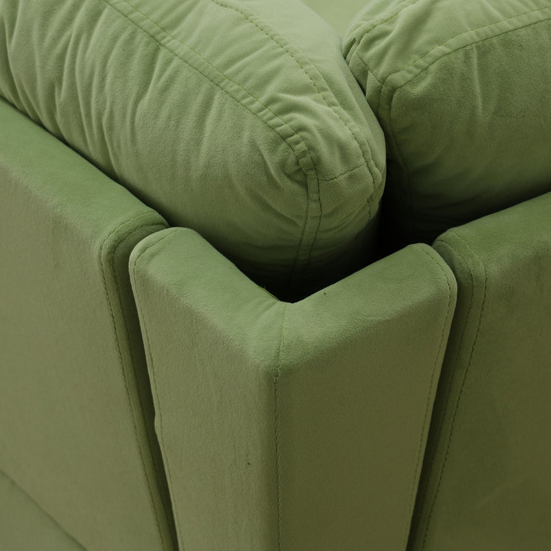 Modular L - Shaped Sectional Sofa 6 Seater 4 Piece Couch With Chaise