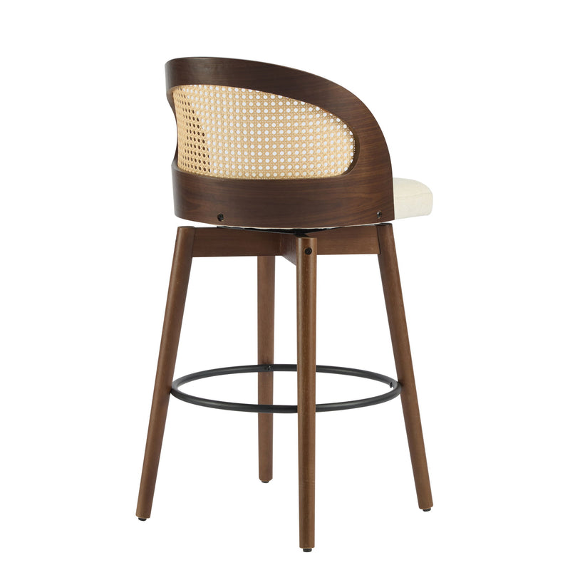 Como - Indoor Wood Barstool (Sey of 2)