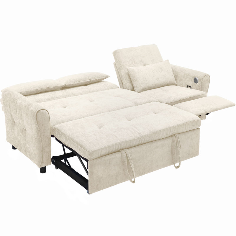 3 Seater Sofa Bed And Reversible Recliner