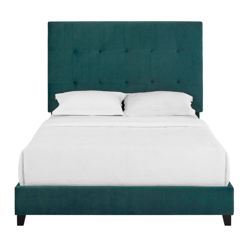 Tufted Upholstered Headboard Platform Bed