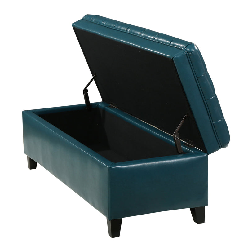 Juliana - Storage Ottoman With Birch Legs