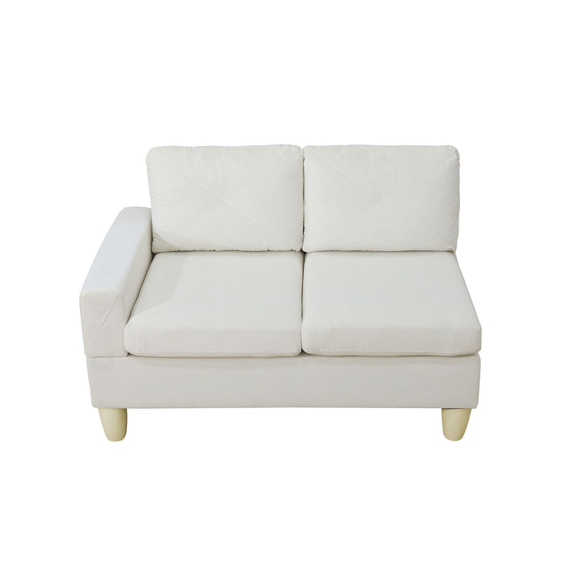 Modular L - Shaped Sectional Sofa 6 Seater 4 Piece Couch With Chaise