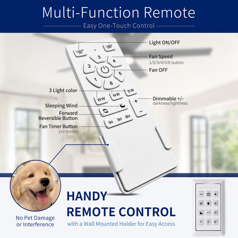 Flush Mount Ceiling Fan With Light
