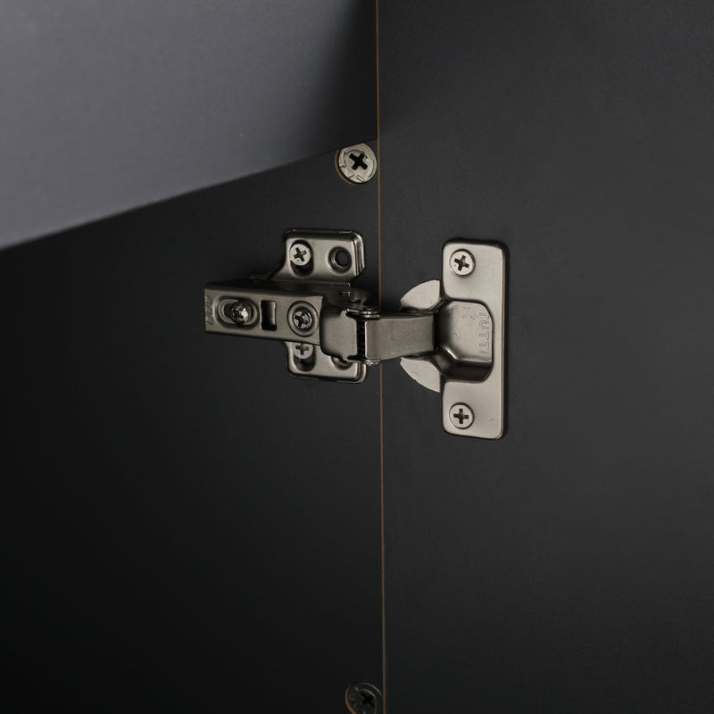 Contemporary Freestanding Bathroom Vanity With Adjustable Shelves