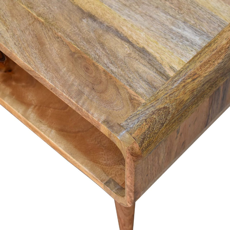 Solid Wood Open Media Unit