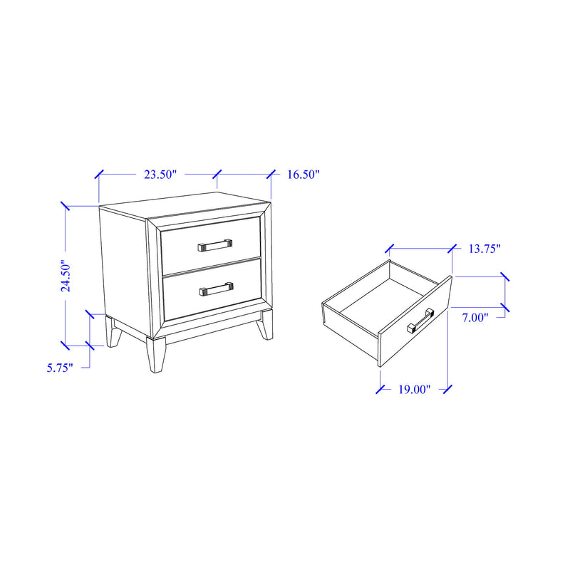 Mirage - 5 Piece Bedroom Set