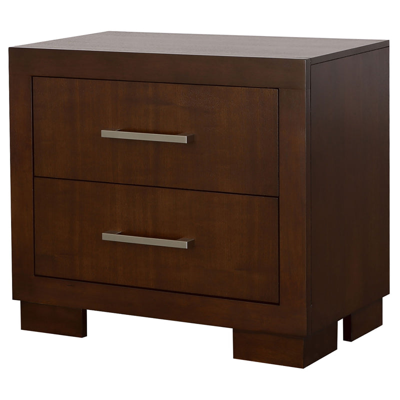 Polk - 2 Drawer Nightstand With Slim Handles - Cappuccino