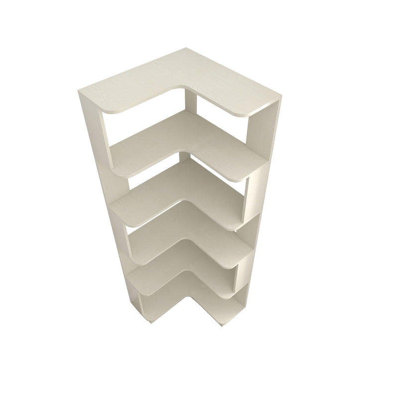 L-Shaped Corner Bookshelf