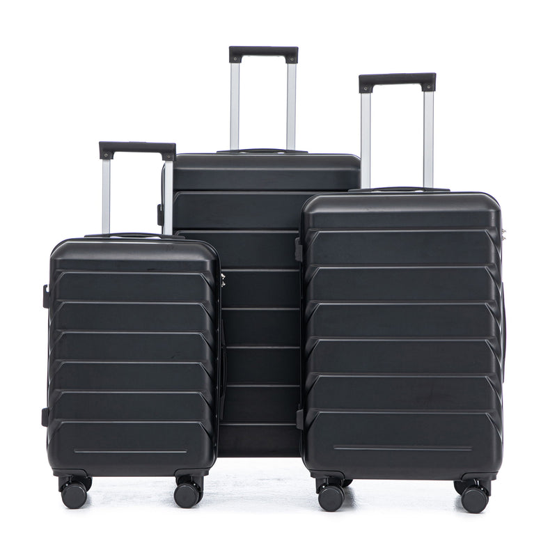 3 Pieces Set 20" / 24" / 28" Spinner Wheel Luggage With Combination Lock
