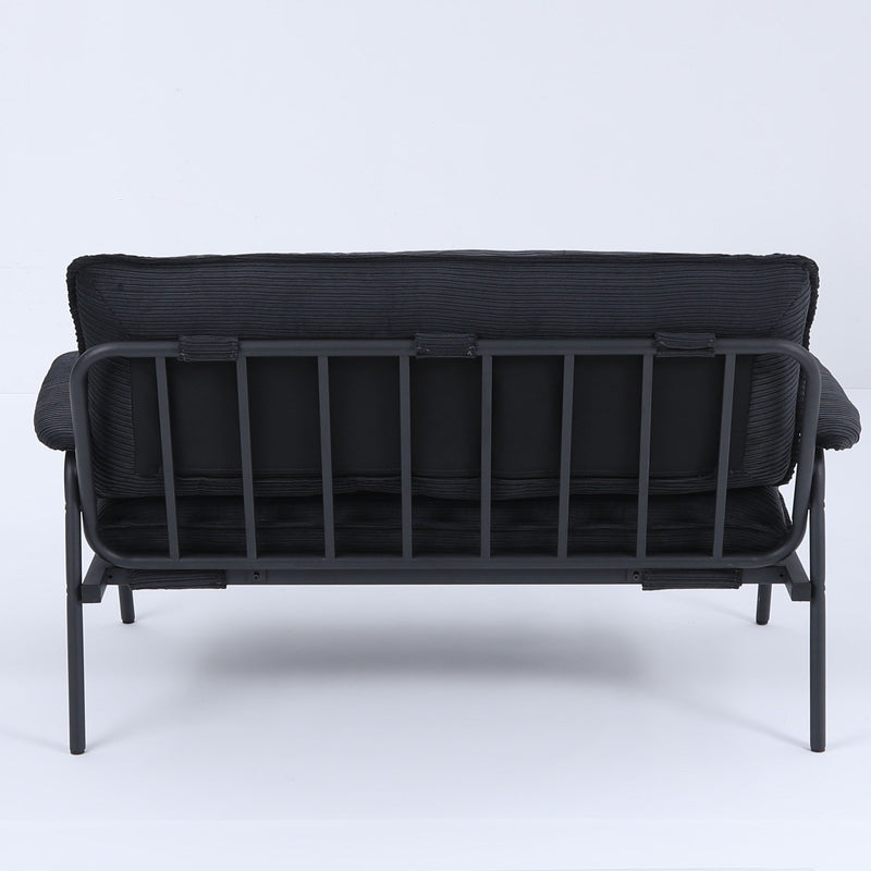 Modern Metal Frame Sofa With Sponge Filling For Compact Spaces And Versatile Use