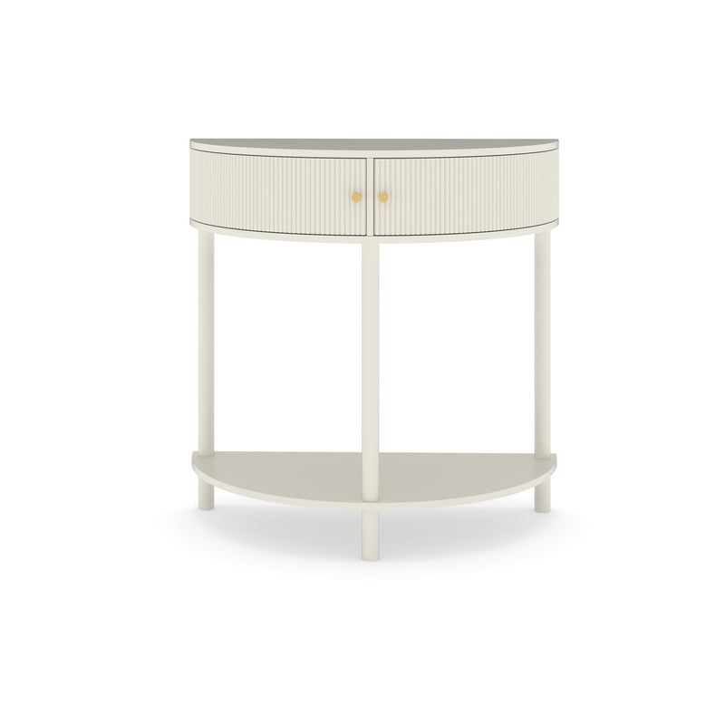 Demi Lune - Console Table With 2 Storage Drawers