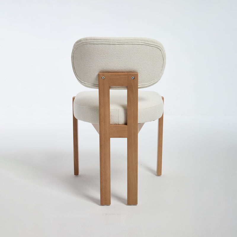 Dining Chairs With Ergonomic Backrest And Adjustable Feet (Set of 2)