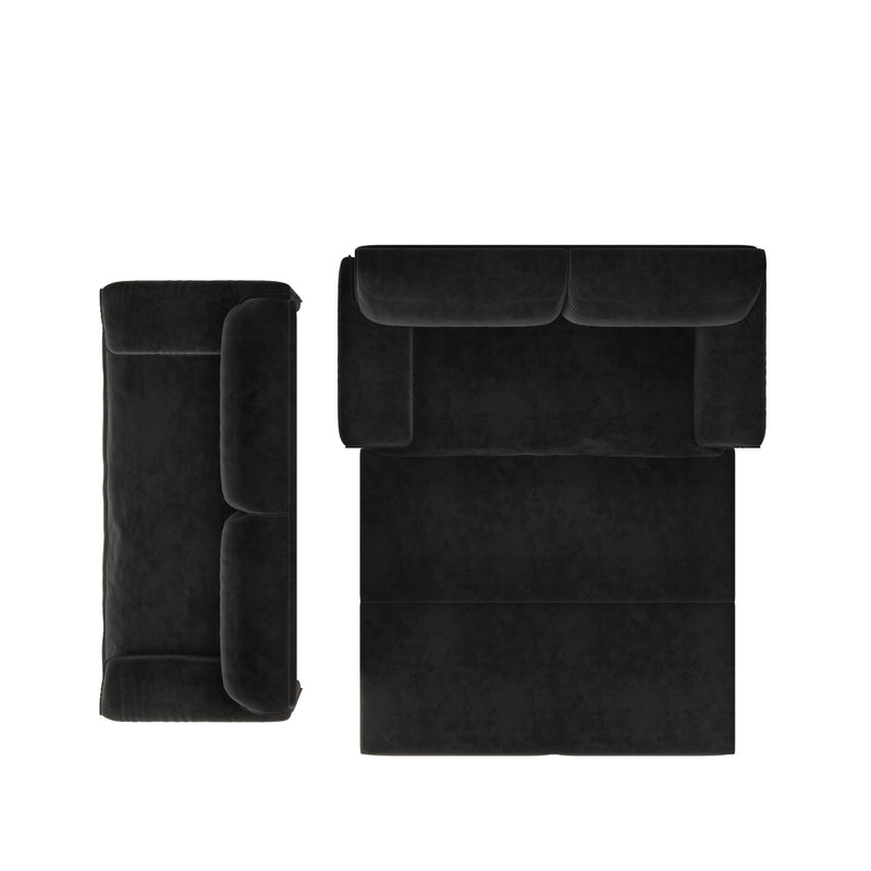 Queen Pull Out Sofa Bed With Side Storage
