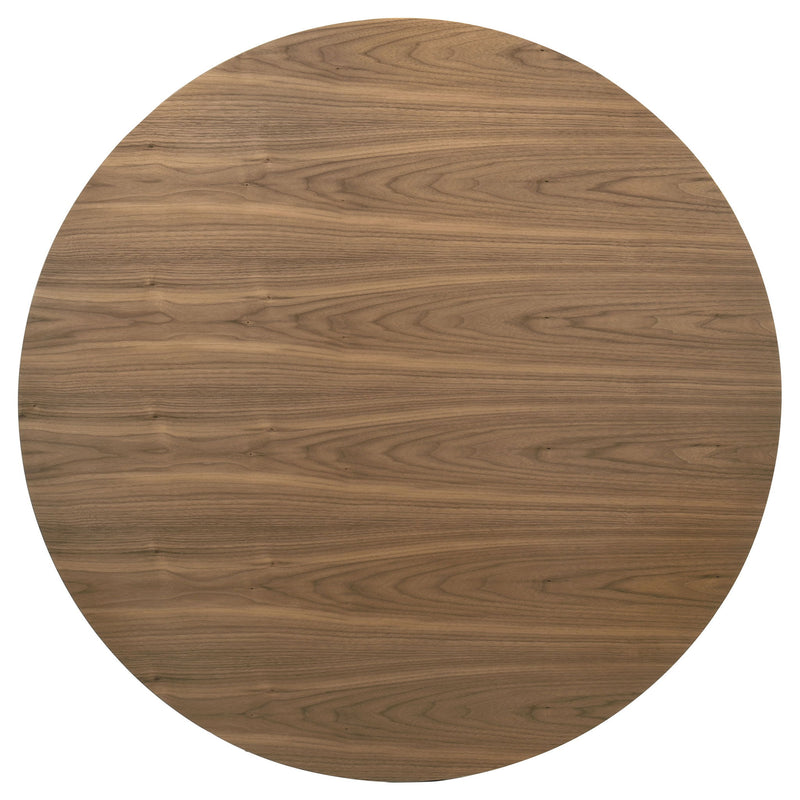 Graham - 5 Piece Round Dining Table Set - Walnut