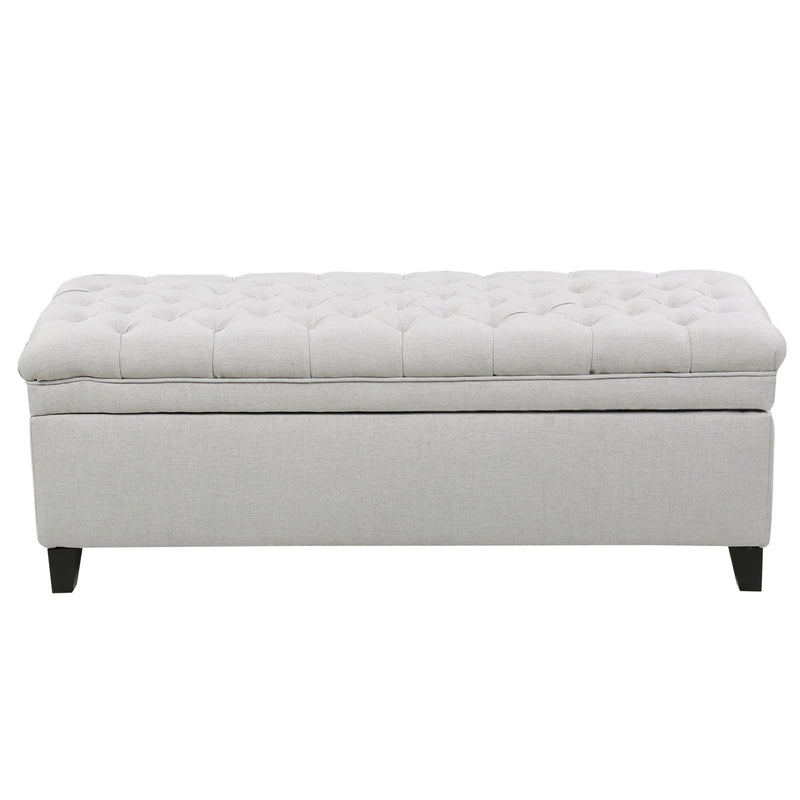Juliana - Storage Ottoman With Birch Legs