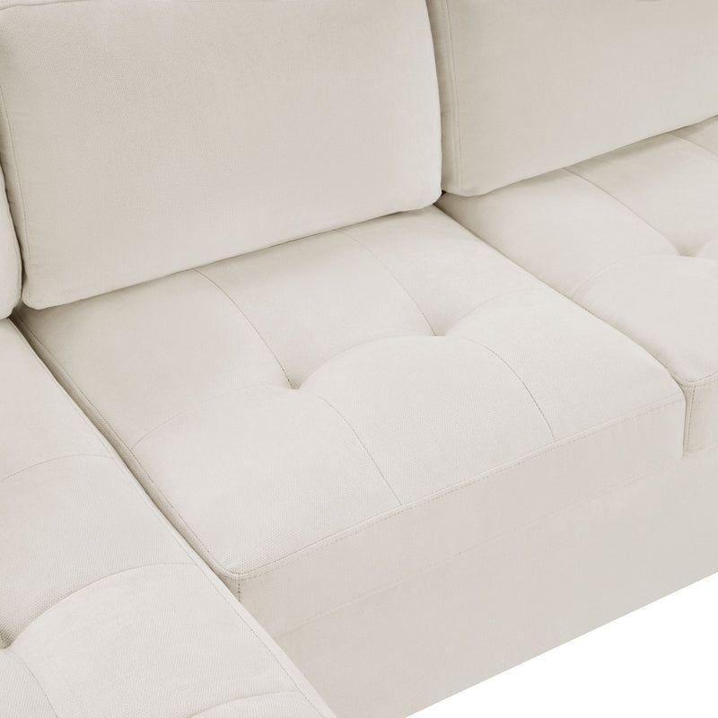 U Shaped Sectional Sofa, Corner Living Room Couch With Built In Cup Holders, Storage, USB Ports