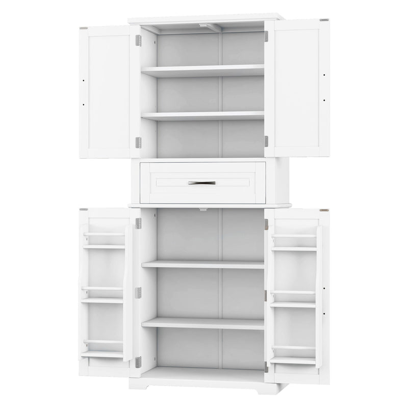 Bathroom Storage Cabinet With Multifunctional Storage Space, Drawer With Slide Rails, Adjustable Shelf
