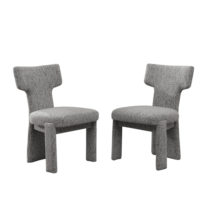 Armless Curved Back Accent Chairs