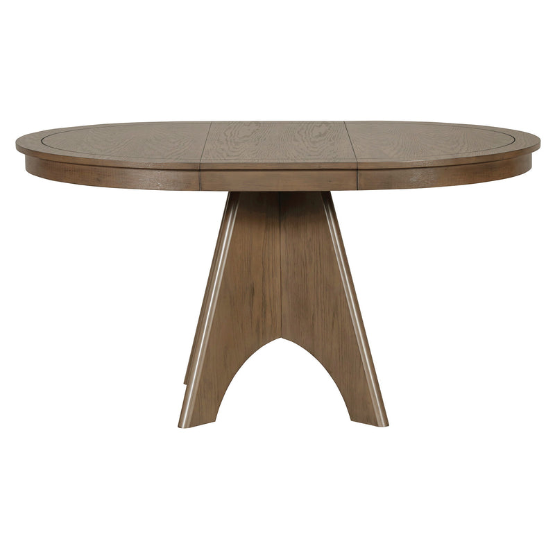 Extendable Dining Table With Sturdy Crossed Legs