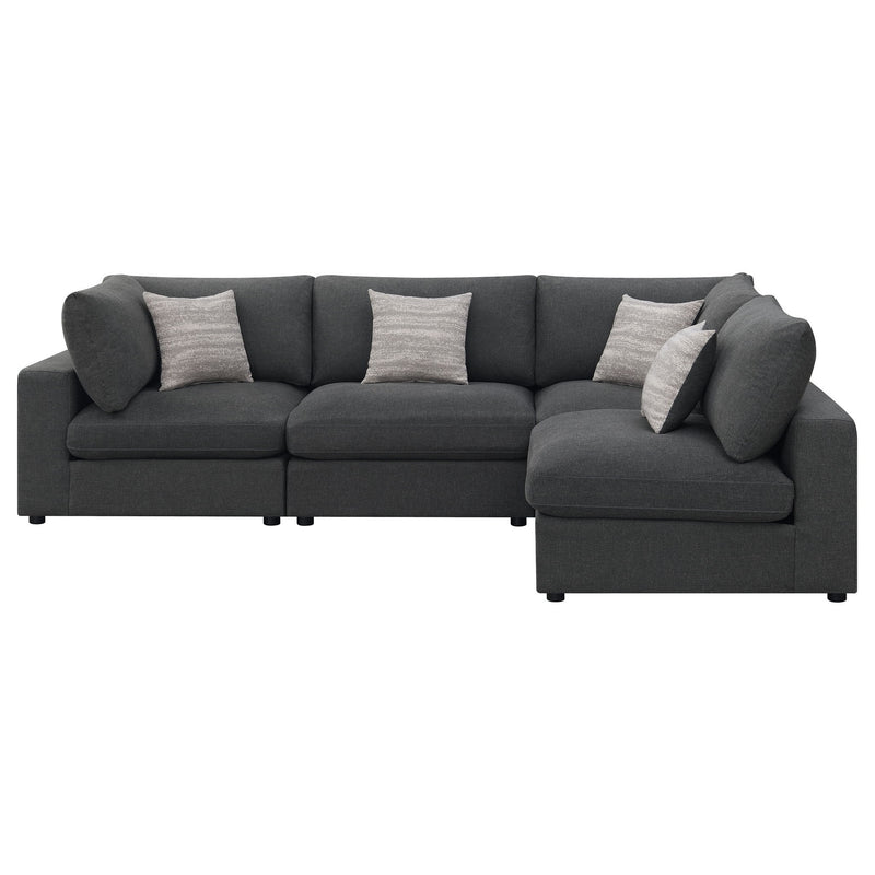 Rhette - Upholstered Sectional With Reversible Cushions