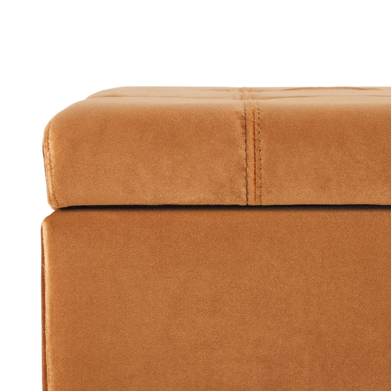 Wendover - Elegant Tufted Storage Bench With Lift-Up Top And Birch Wood Legs