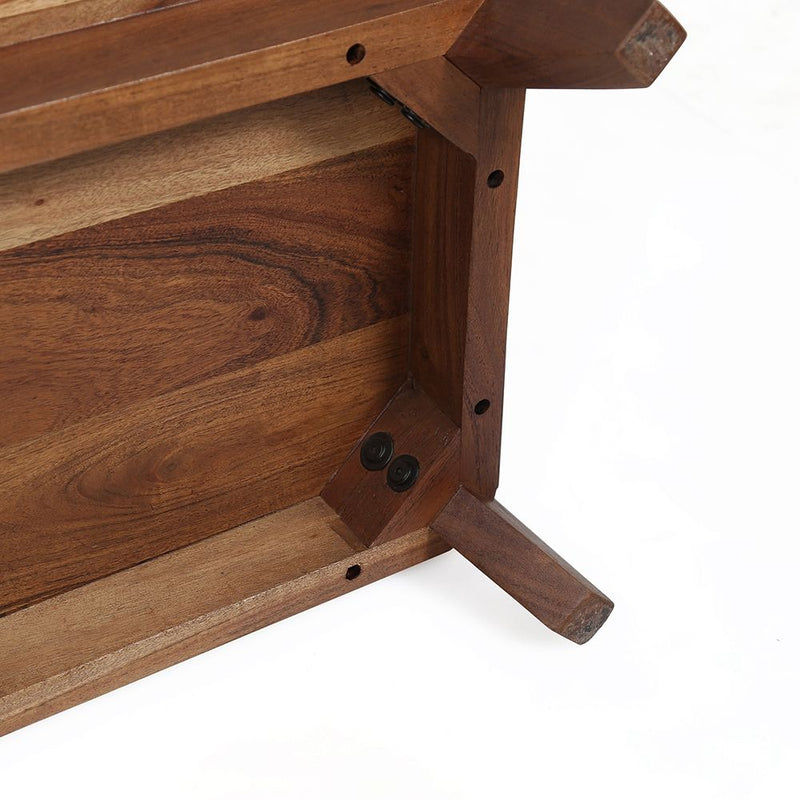 Nightstand Natural Wood - Brown