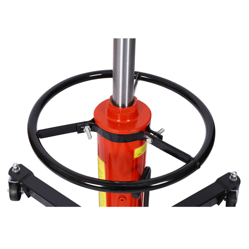 Hydraulic 2 Stage Transmission Jack, Swivel - Red