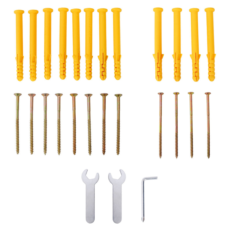 Swedish Ladder, Stall Bars Set For Physical Therapy & Gymnastics - Natural