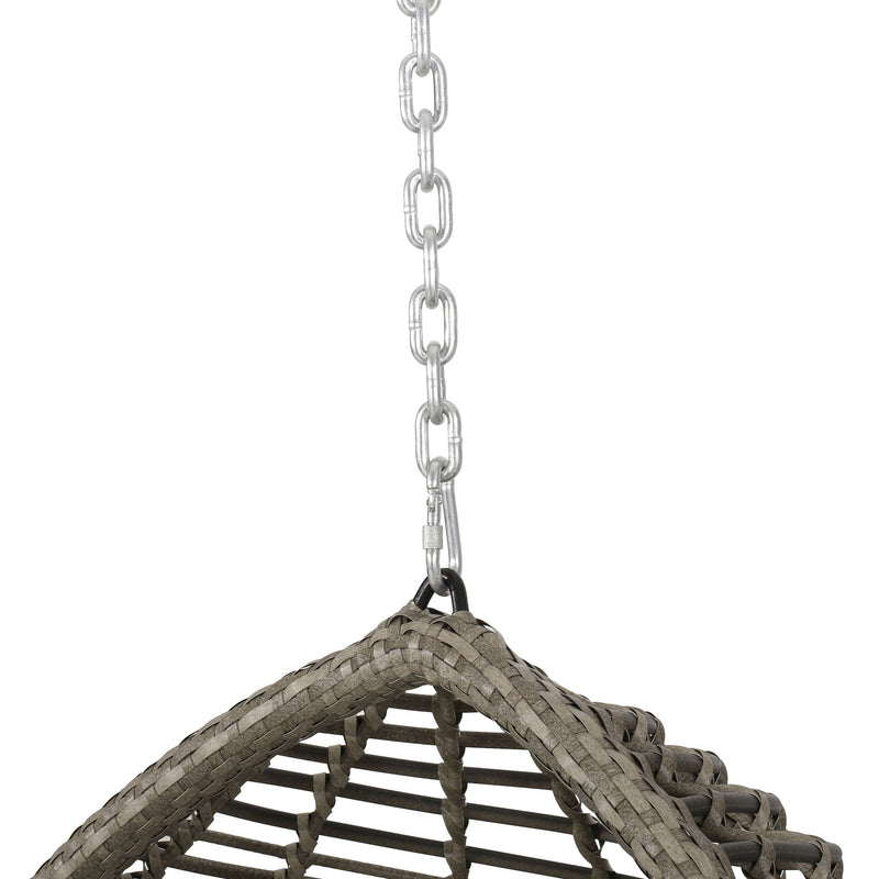 Morris Teardrop - Hanging Chair With Chain And Water Resistant Cushions