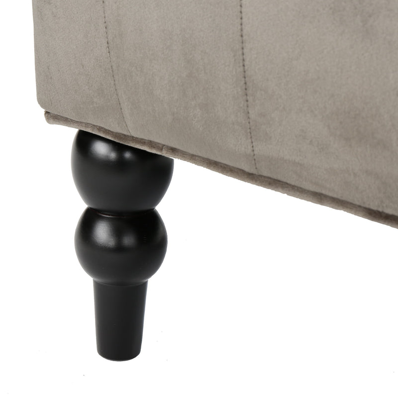 Nurturing - Upholstered Loveseat With Wing Back And Diamond Tufting