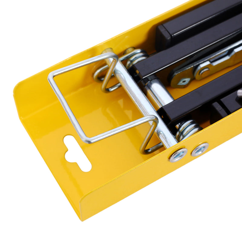 Folding Portable Saw Horses 2 Pack With Fast Open Legs, Heavy Duty For Garage And Workshop - Yellow / Black