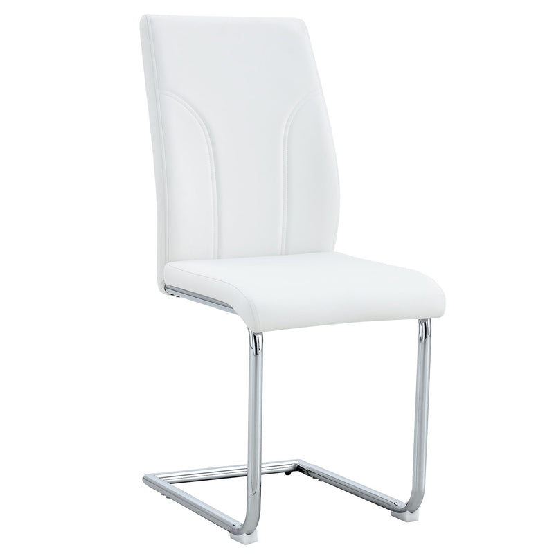 Modern Dining Chairs With High Backrest And Sturdy Legs