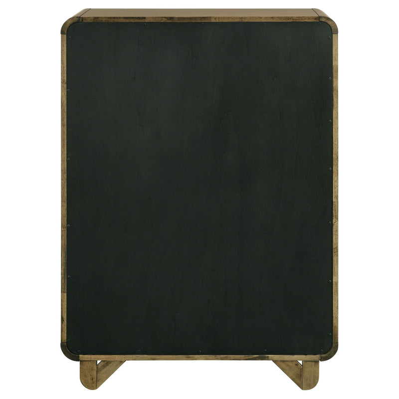 Tully - 5 Drawer Chest - Nutmeg Brown