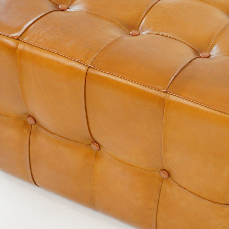 Benjiro - Square Ottoman - Tan
