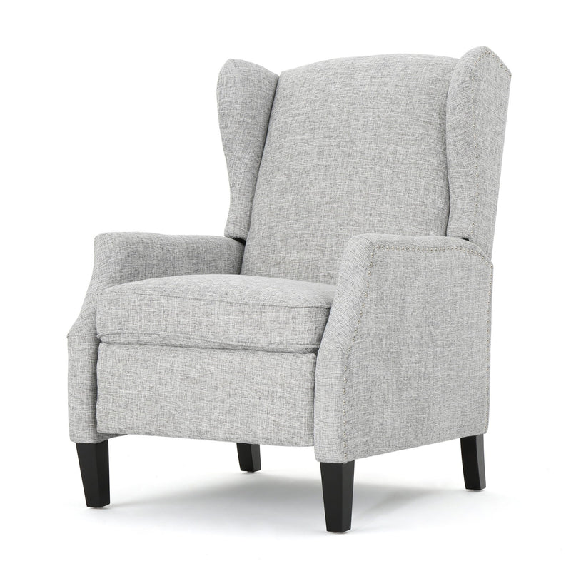 Westeros Wing Back Fabric Upholstered Recliner