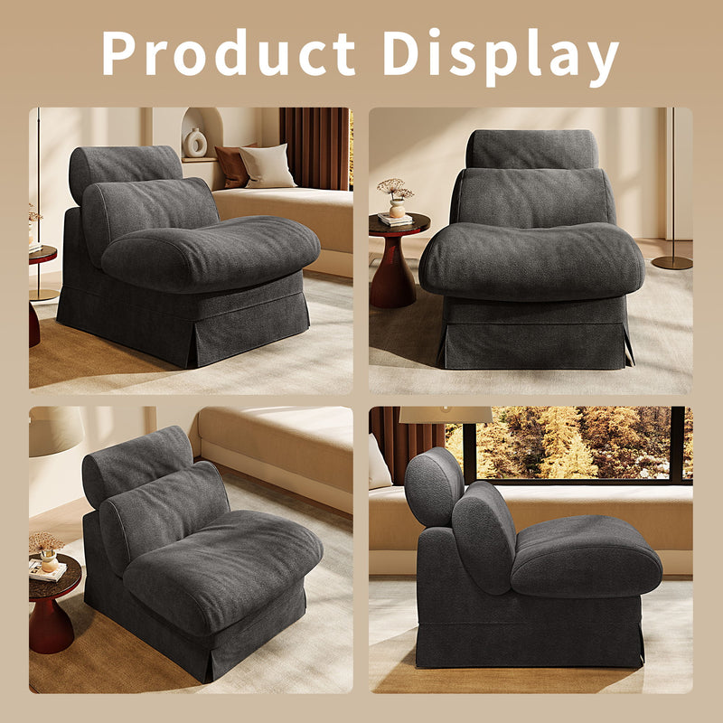 Accent Chair, Soft Medium Firm Upholstery For Living Room