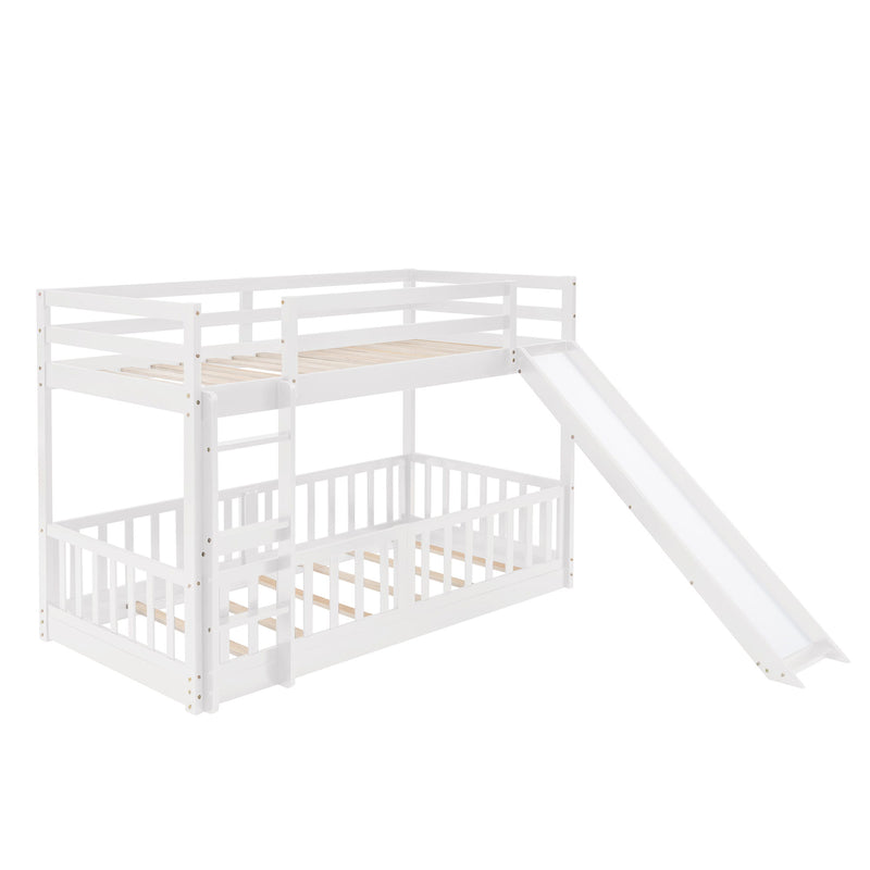 Functional Bunk Bed & Convertible Ladder And Slide