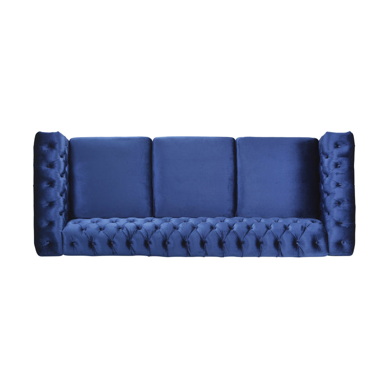 Chesterfield Style 3 Seater Sofa With Deep Button Tufting