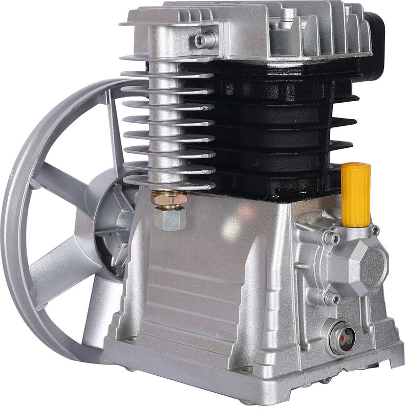 Piston 2Hp Air Compressor Head Pump 115Psi 1.5Kw - Silver