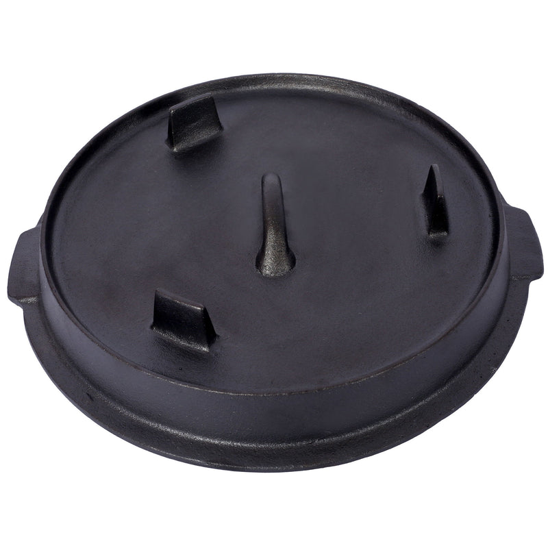 Pre-Seasoned Cast Dutch Oven With Skillet Lid And Pot Rack
