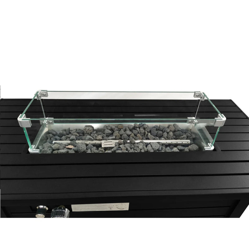 Propane Outdoor Fire Pit Table With Lid Versatile Fuel Options